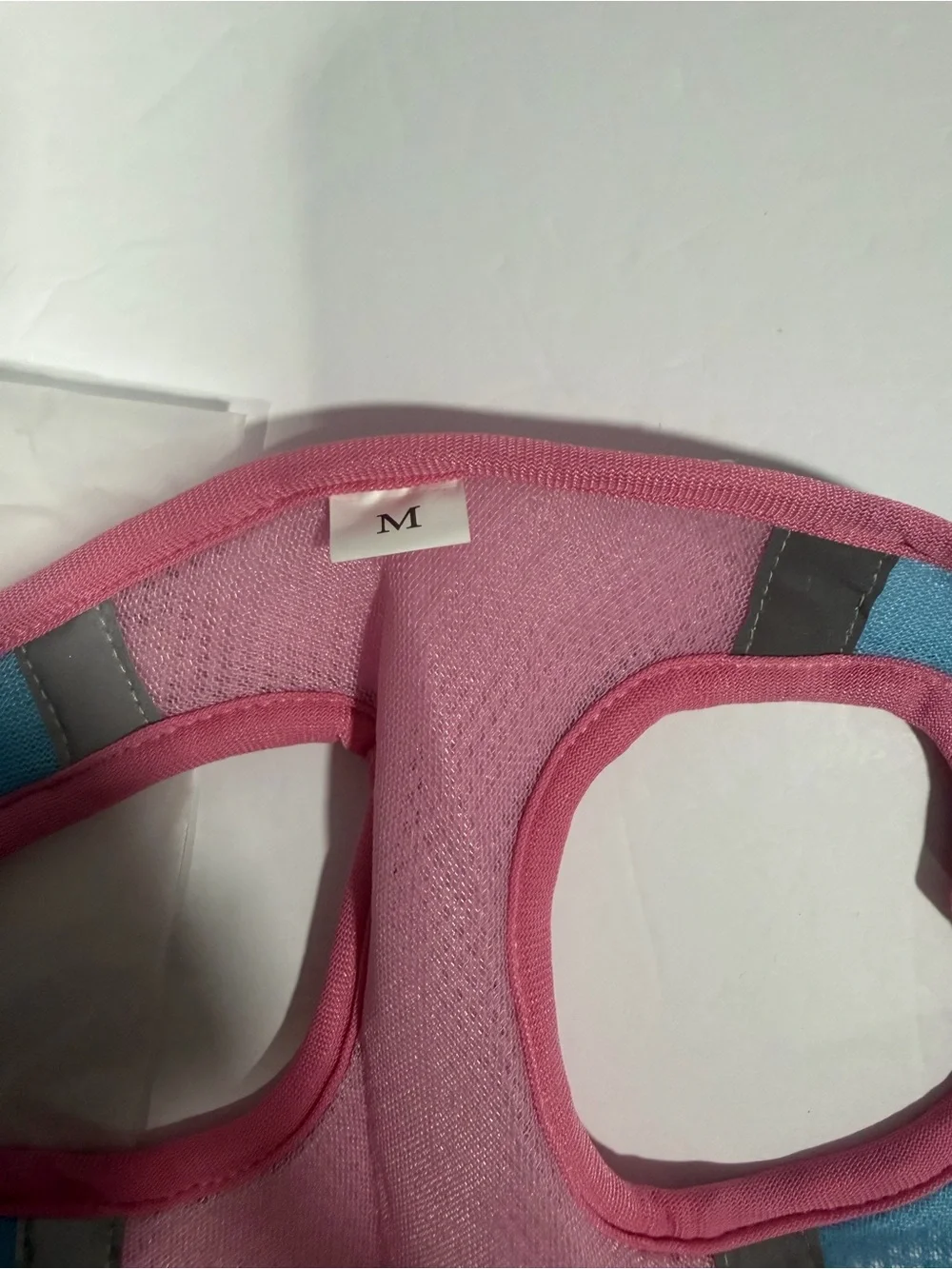 Dogs Pink and Blue Mesh Harness with Matching Leash size medium